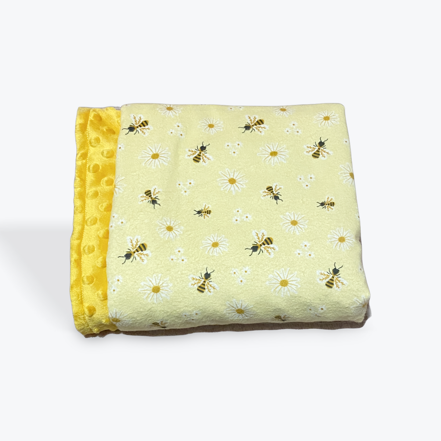3002 Busy Bees - Mustard - Small Blanket
