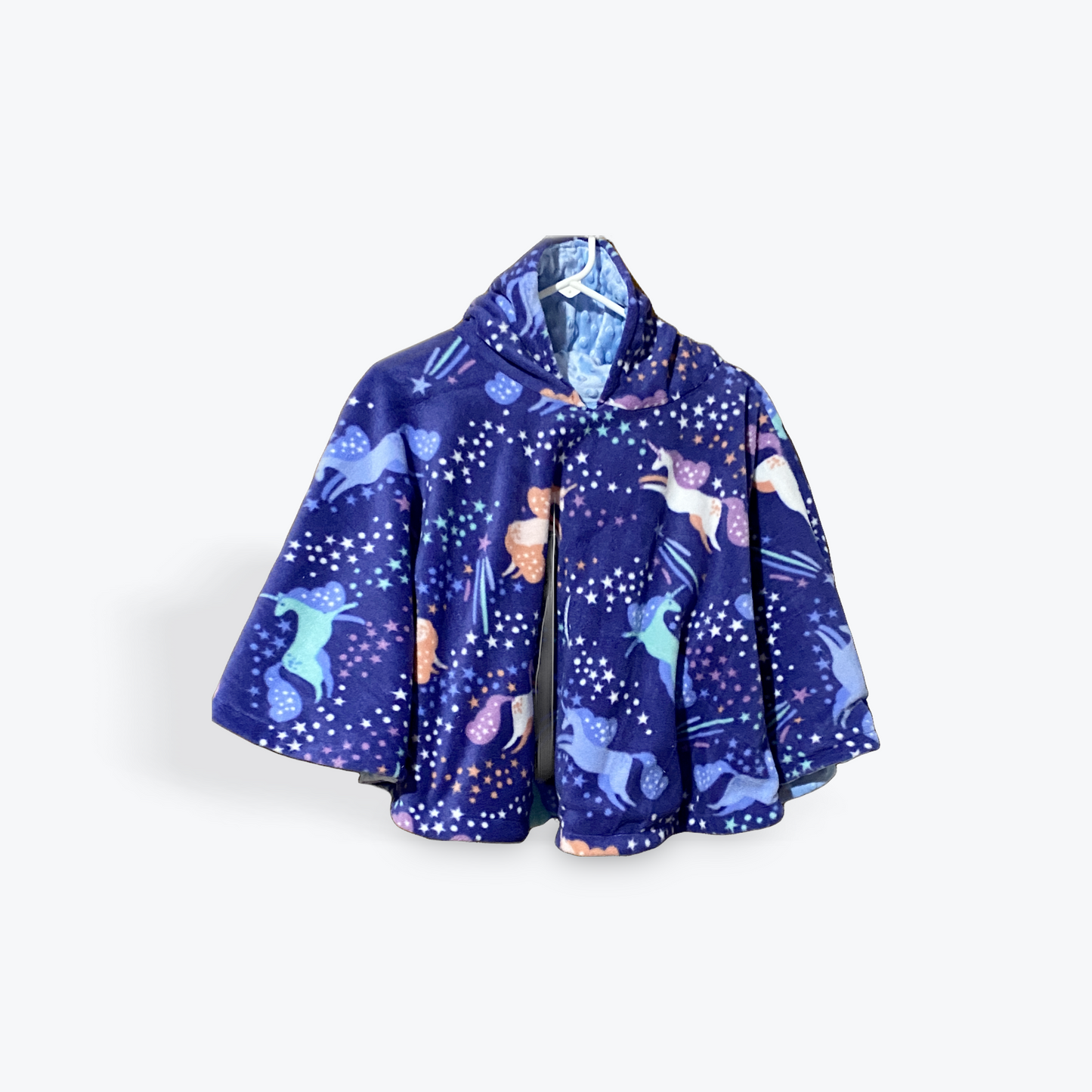 Blue Starry Unicorn - Placid - Poncho