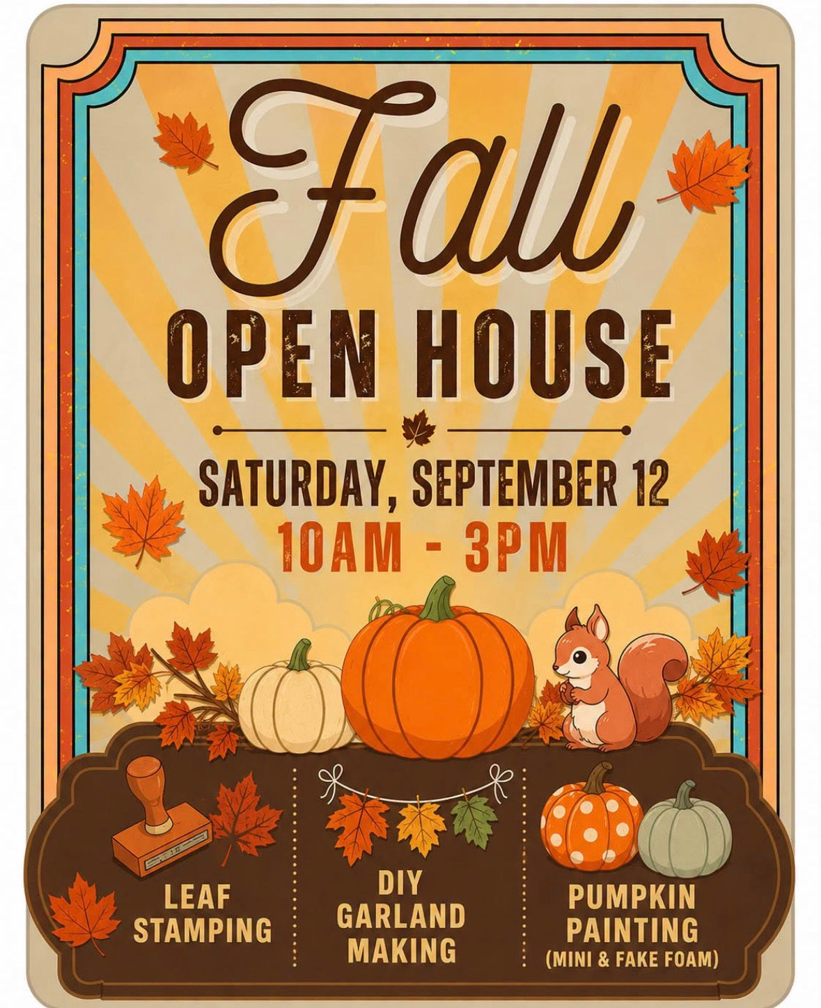Fall open house vendor fee