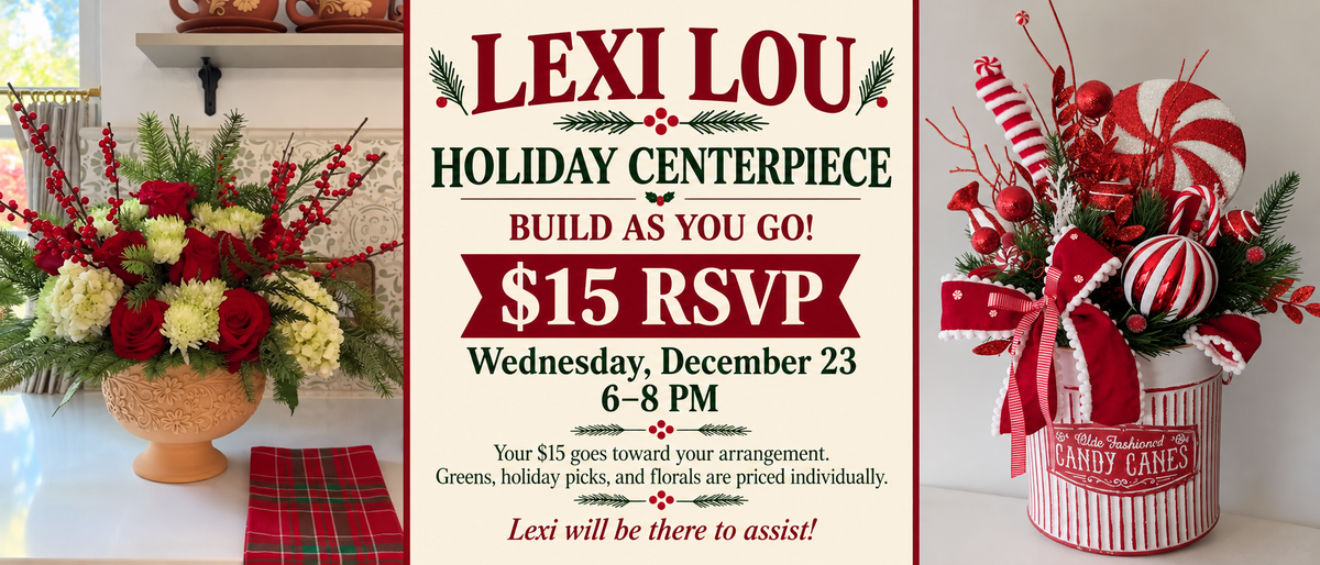 Holiday Centerpiece RSVP