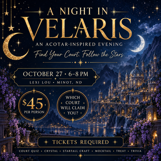 🌙✨ A NIGHT IN VELARIS: AN ACOTAR-INSPIRED EVENING ✨🌙