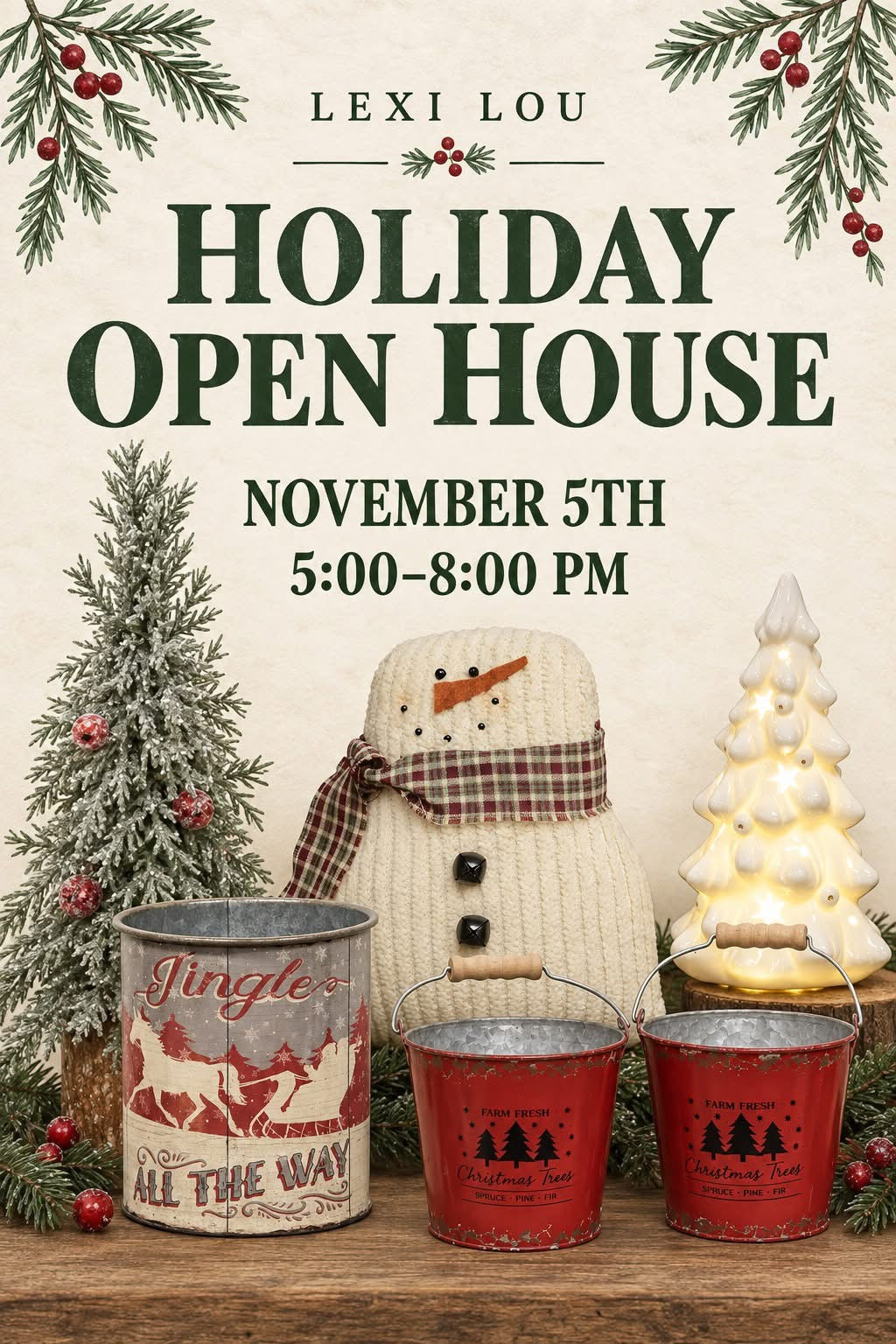 Holiday Open House vendor fee