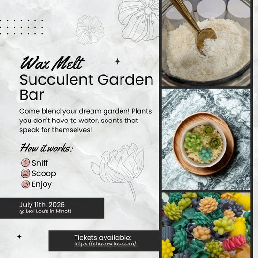 Wax Melt Succulent Garden