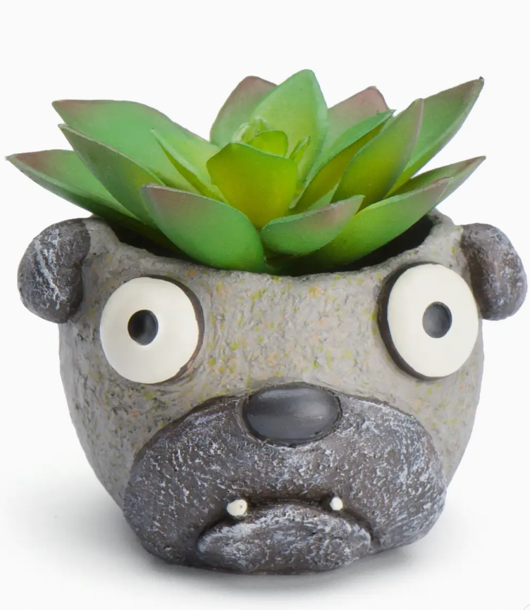 Mini Pug Planter
